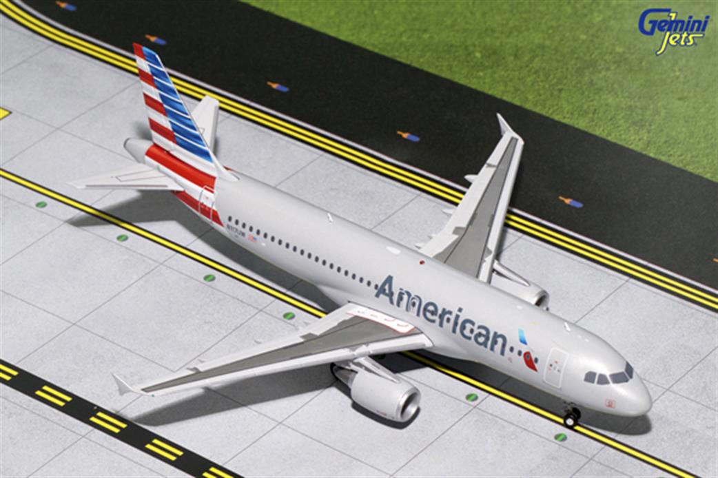 Gemini Jets 1/200 G2AAL629 American Airlines Airbus A320 Airliner