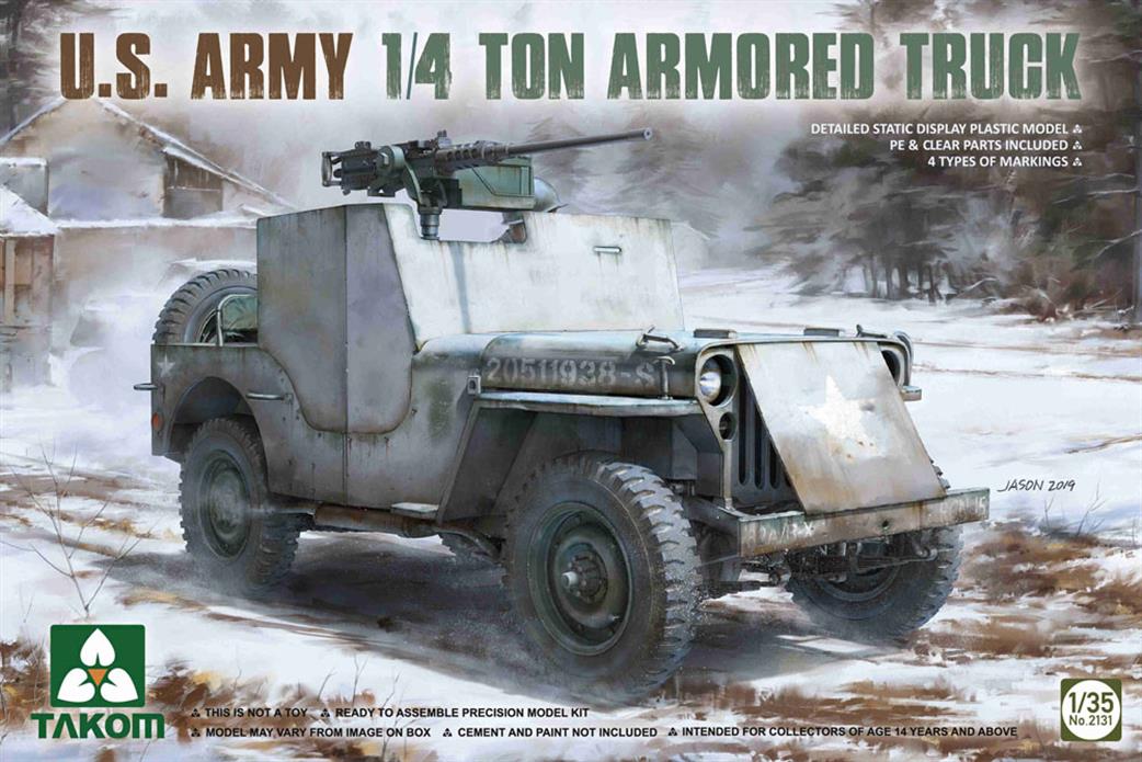 Takom 02131 US Army 1/4 Ton Armoured Truck 1/35