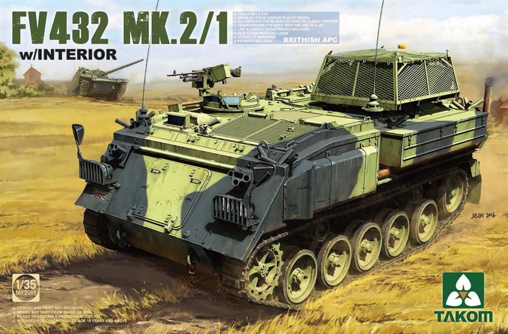 Takom 02066 British APC FV432 MK2/1 with Interior Kit 1/35