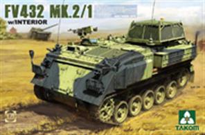 Takom 02066 1/35 Scale British APC FV432 MK2/1 with Interior DetailThe nicely detailed kit includes photo etched parts and the hatches can be assembled open or closed. Decals are included for 3 versions together with detailed instructions.Glue and paints are required 