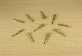 Pack of 10 4mm Brass refills for 705-10 scratch brush.
