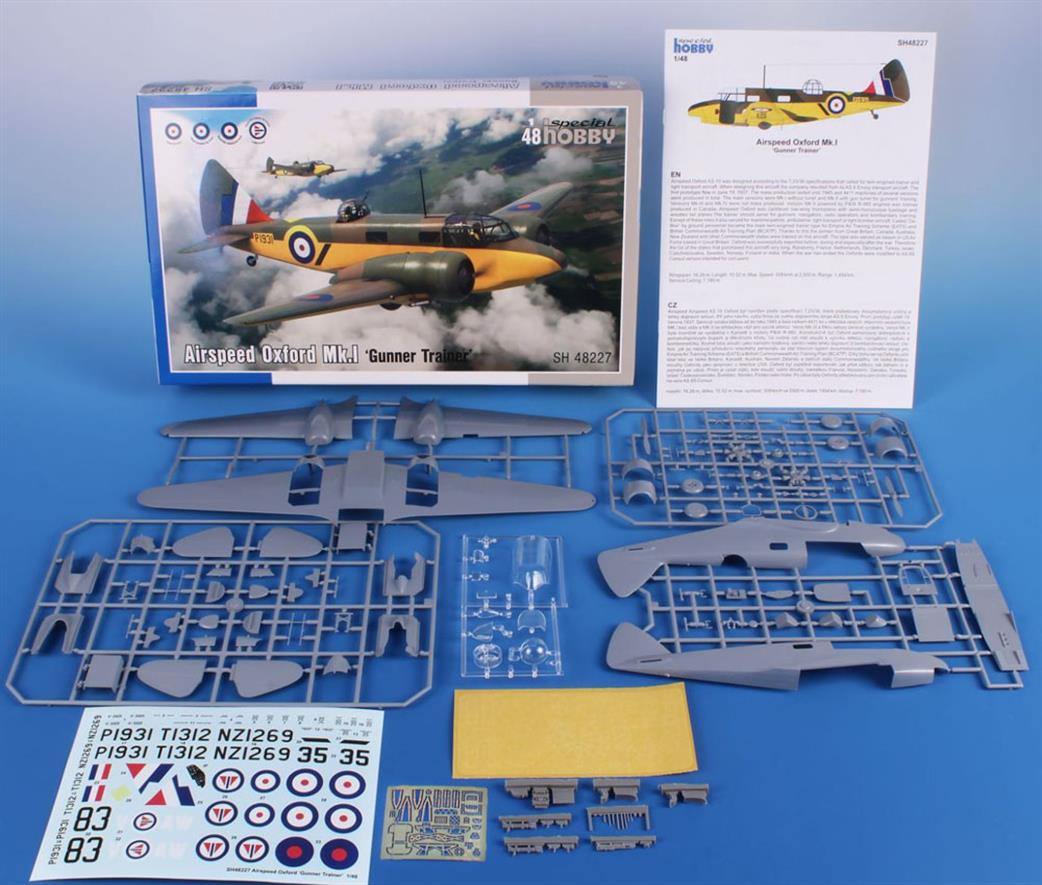 Special Hobby 1/48 48227 Airspeed Oxford Mk1 Gunner Trainer Aircraft kit