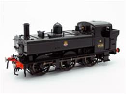 Finely detailed O gauge model of GWR 64xx class 'auto pannier' 6435 finished in British Railways plain black livery livery with early lion over wheel emblem.This Dapol model is a new run of models from the Lionheart Trains range being produced with DC, DCC and DCC Sound options.Please note - Sound fitted models are produced to order and subject to availability of decoders etc.