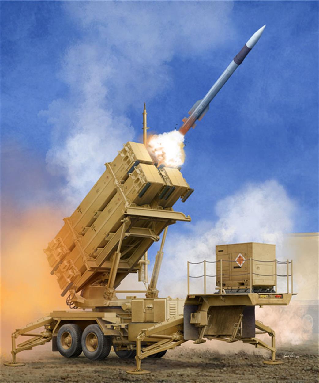 Trumpeter 1/35 01040 US M901 Launching Station w/MIM-104 Patriot Sam Systeam (pac-3) Kit