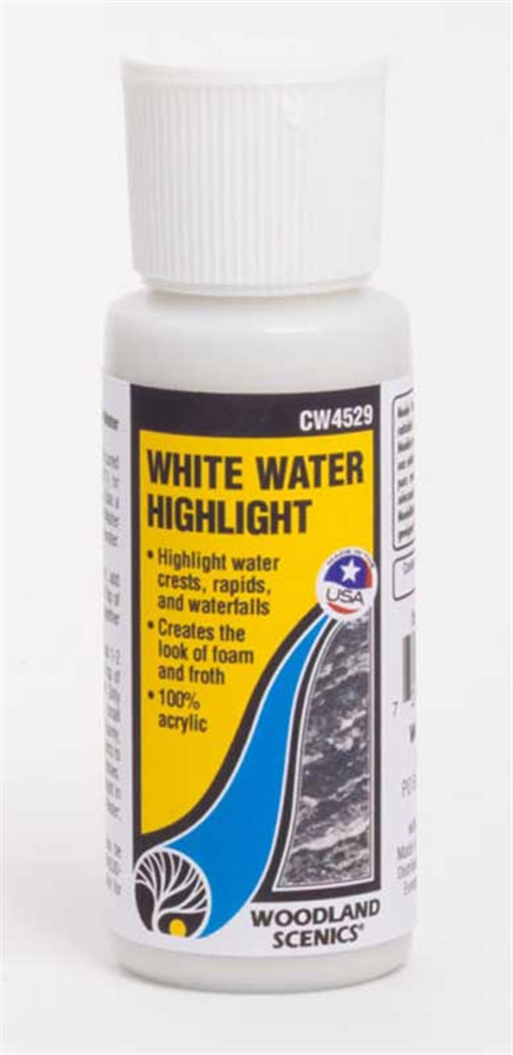 Woodland Scenics CW4529 White Water Highlight Water Tint