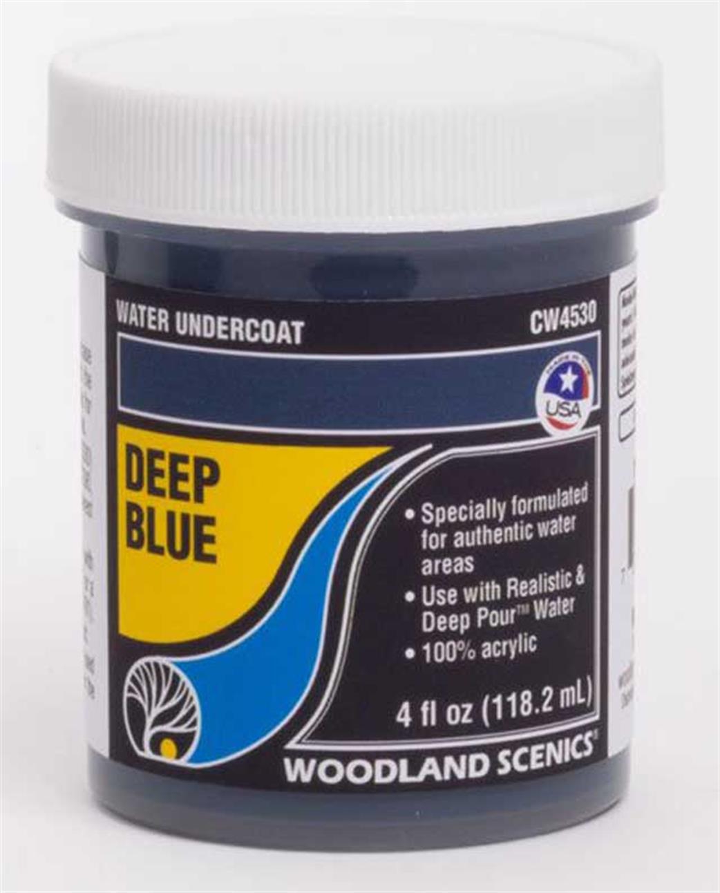 Woodland Scenics CW4530 Deep Blue Water Undercoat