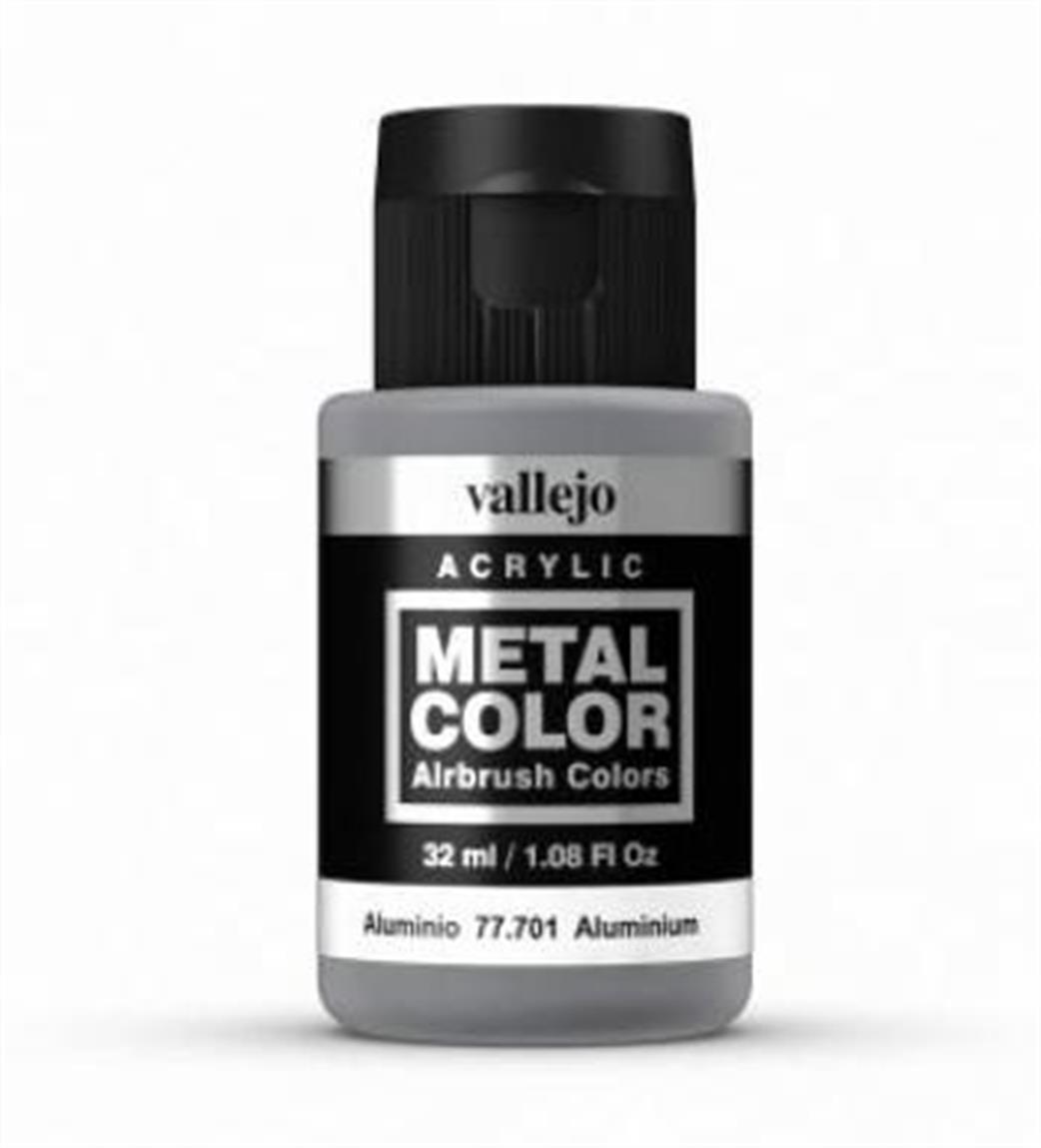 Vallejo  77701 Metal Color Aluminium Airbrush Color 32ml