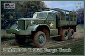 Plastic model kit building a WW2 era Allied forces Diamond T 968 6x6 cargo truckThe kit features finely moulded plastic items and comprehensive assembly instructions
