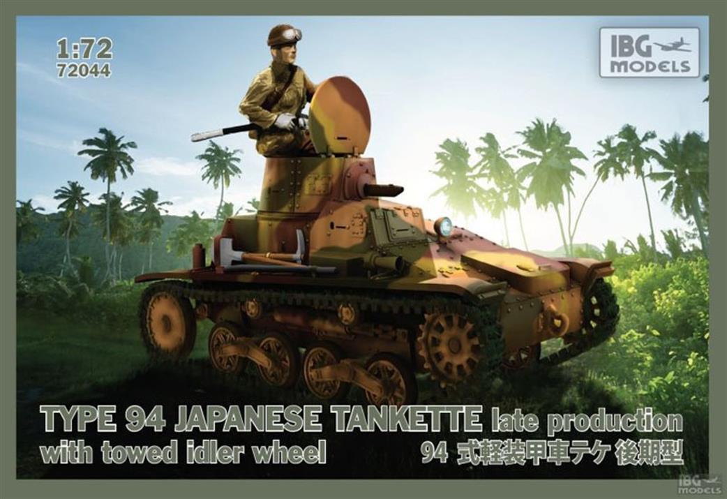 IBG Models 1/72 72044 Japanese Tankette Late Pro with Idler Wheel Kit