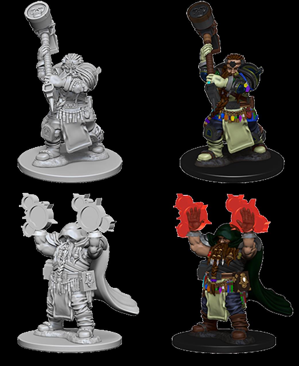 Wizkids  72624 Dwarf Male Cleric: D&D Nolzur's Marvelous Unpainted Miniatures