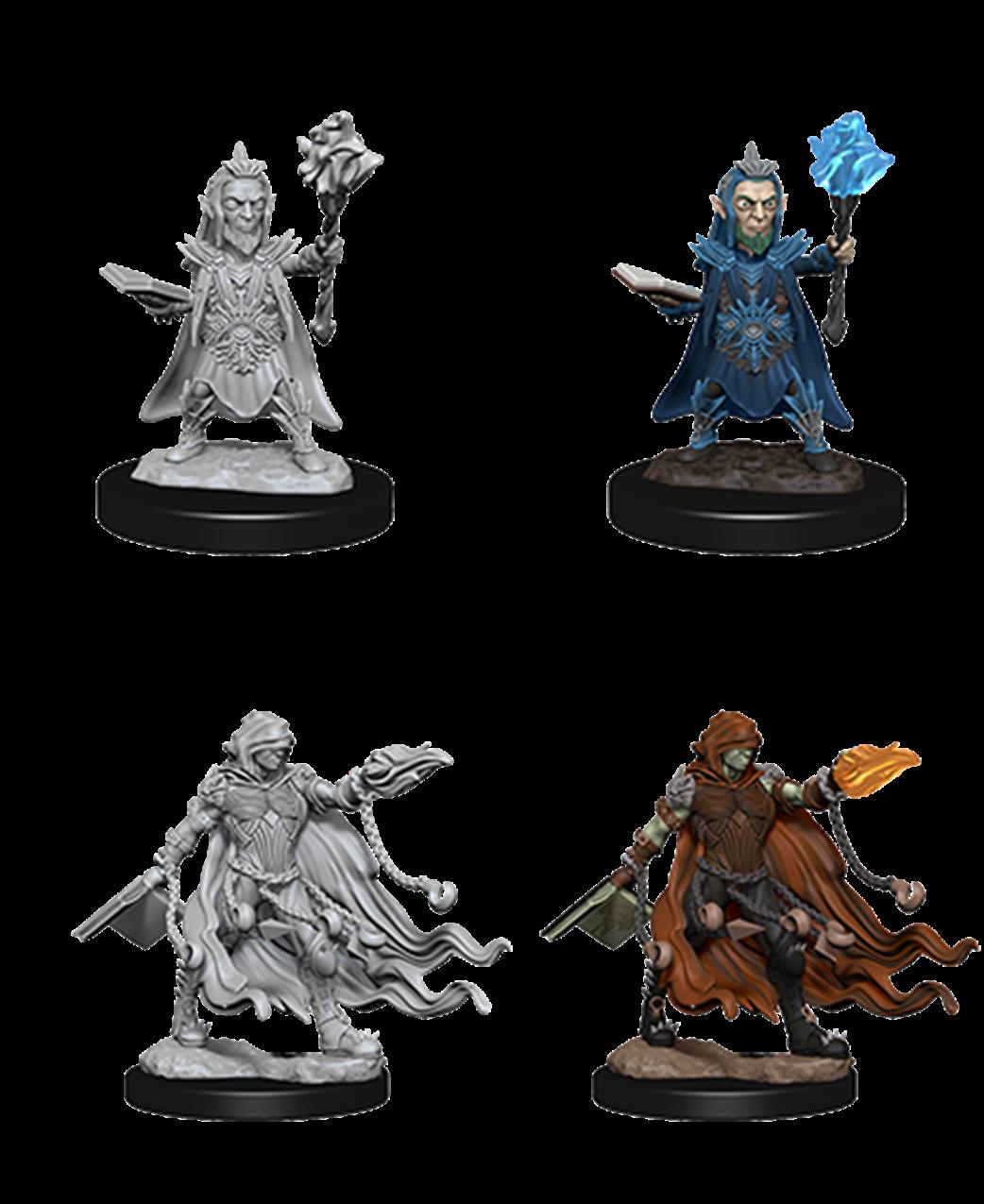 Wizkids  72586 Evil Wizards: Pathfinder Deep Cuts Unpainted Miniatures