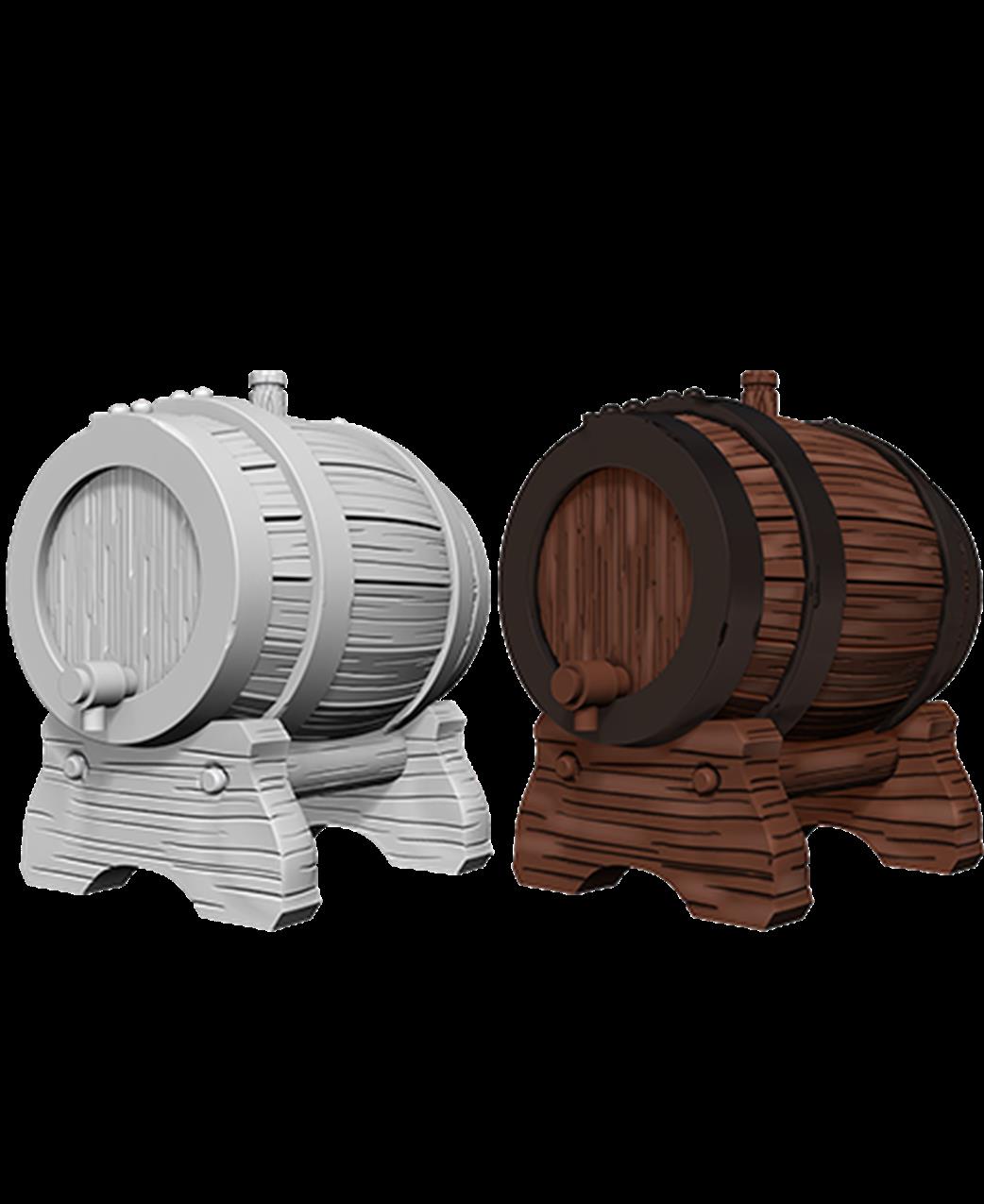 Wizkids  72595 Keg Barrels: Wizkids Unpainted Miniatures