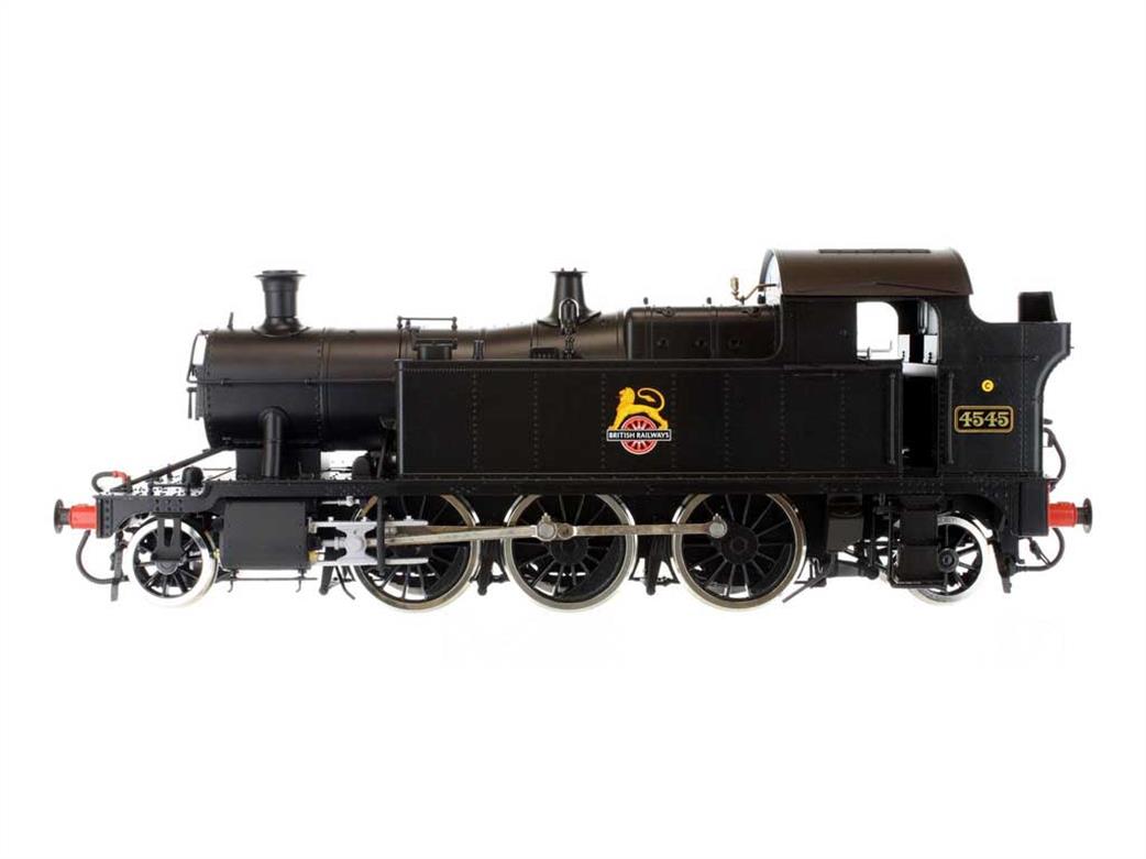 Dapol Lionheart Trains O Gauge LHT-S-4505 BR UnNumbered 45xx Small Prairie Plain Black Early Emblem