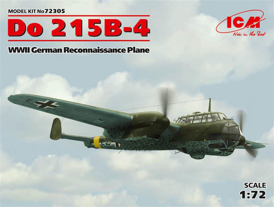 ICM 1/72 72305 Dornier Do215B-4 WWII German Reconnaissance Plane Kit