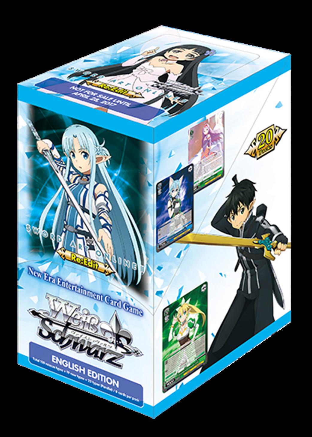 Bushiroad  WSEBP Weiss Schwarz: Sword Art Online Re: Edit Booster
