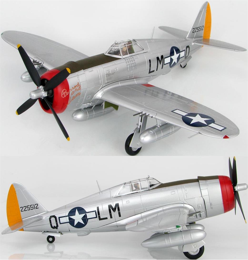 Hobby Master 1/48 HA8455 P-47D Thunderbolt Penrod & Sam Captain Robert Johnson 62nd FS/56thFG May 44
