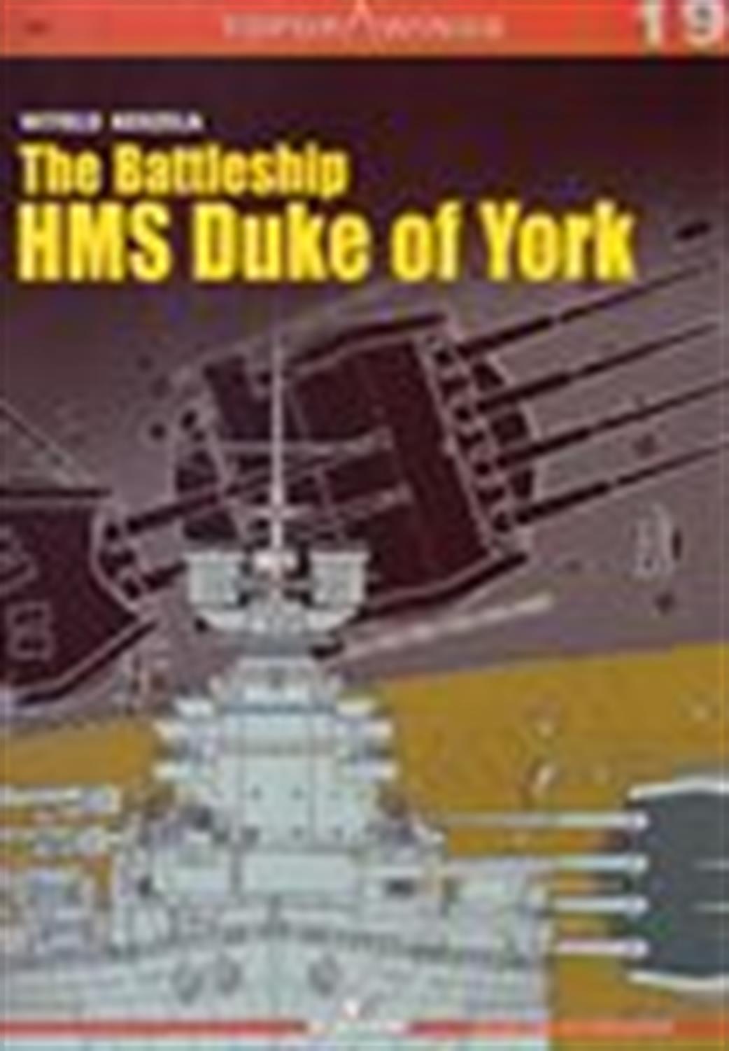 9788364596025 Battleship HMS Duke of York modellers Guide