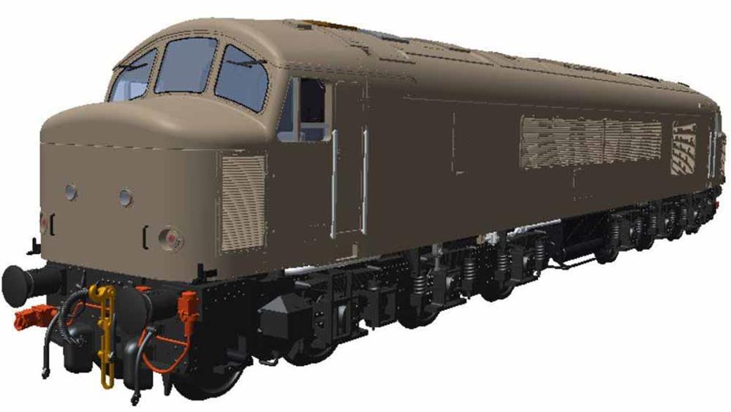 Heljan OO 45501 BR 45106 ETH Fitted Class 45/1 Square Headlight Railtour Heritage Green Yellow Ends