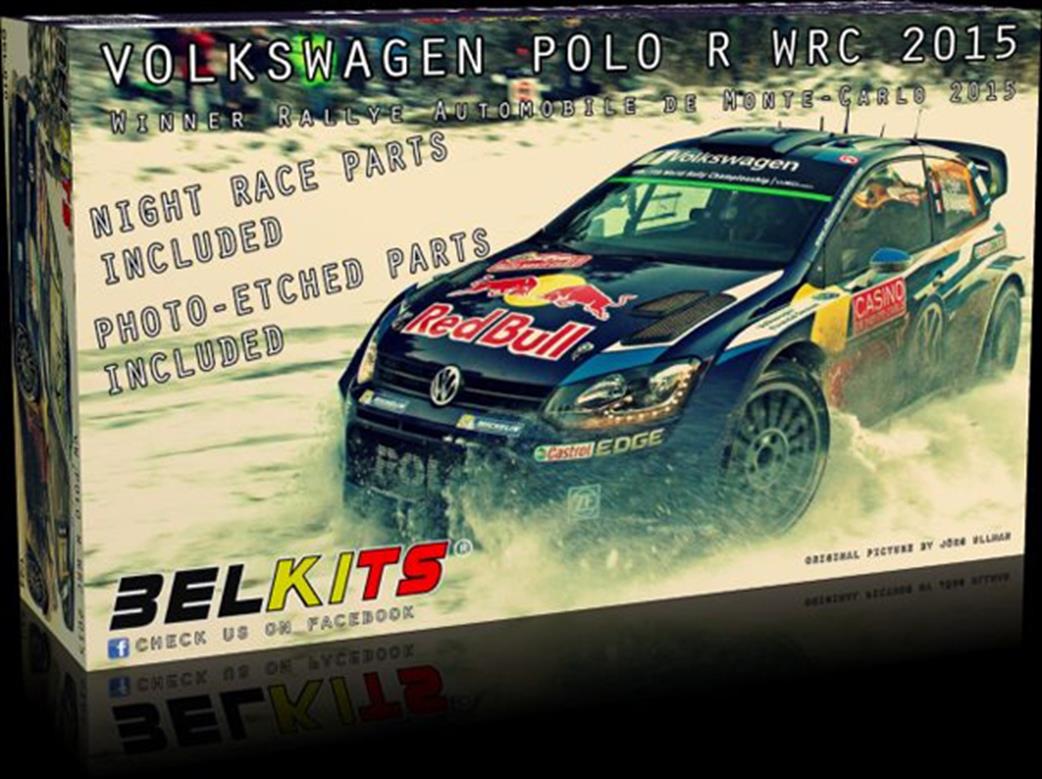Belkits BEL010 VW Polo R WRC 2015 Car Kit 1/24