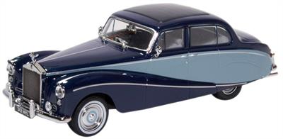 Oxford Diecast 1/43 Rolls Royce Silver Cloud/Hooper Empress Two Tone Blue 43EMP002