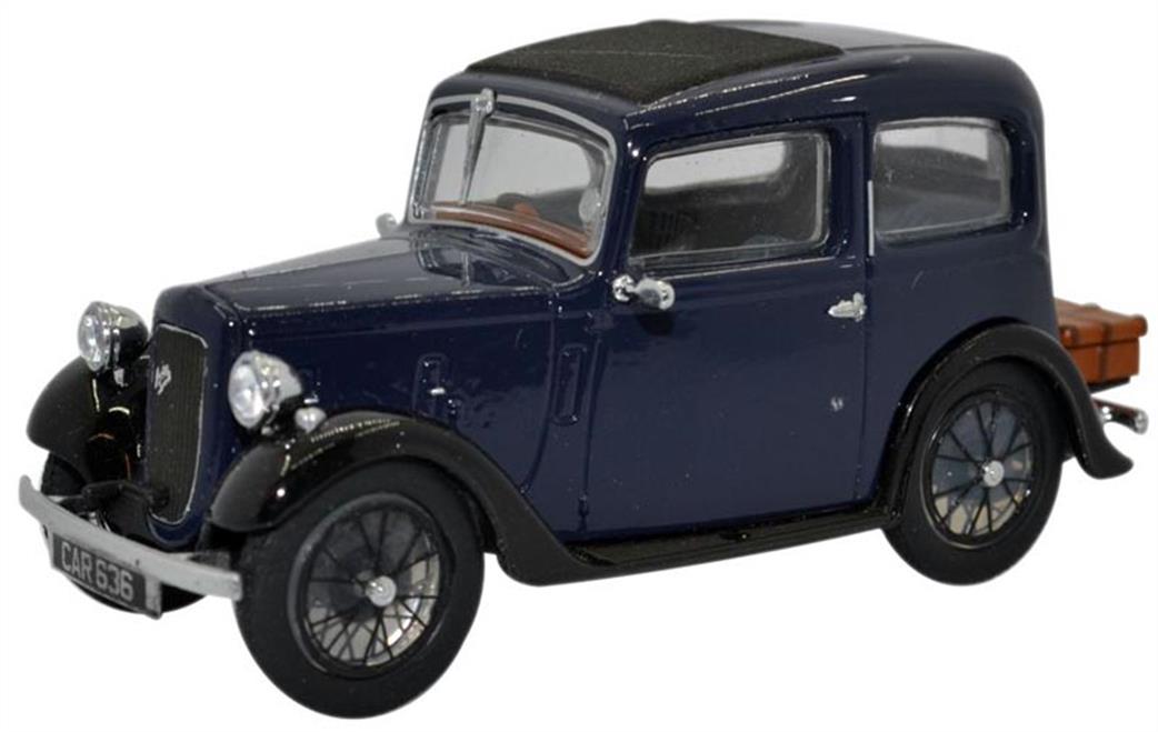 Oxford Diecast 1/43 43RUB002 Austin Ruby Saloon Dark Blue
