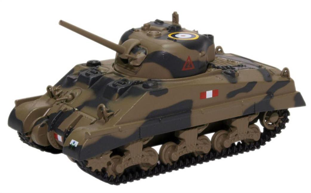 Oxford Diecast 1/76 76SM002 Sherman Tank Mk III Royal Scots Greys Italy 1943