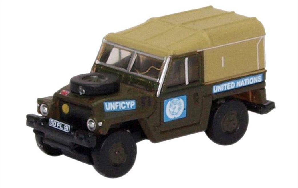 Oxford Diecast 1/148 NLRL001 Land Rover Lightweight United Nations