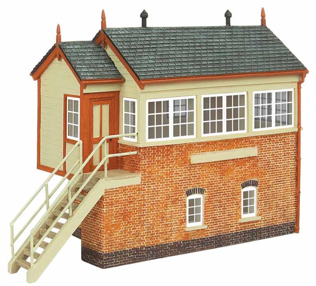 Oxford Rail OO OS76R002 GWR Signal Box Ready Painted Resin Building