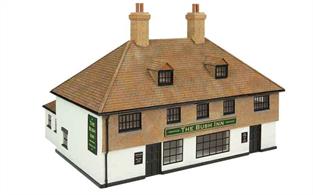 Fully painted ready to plant model of a public house.