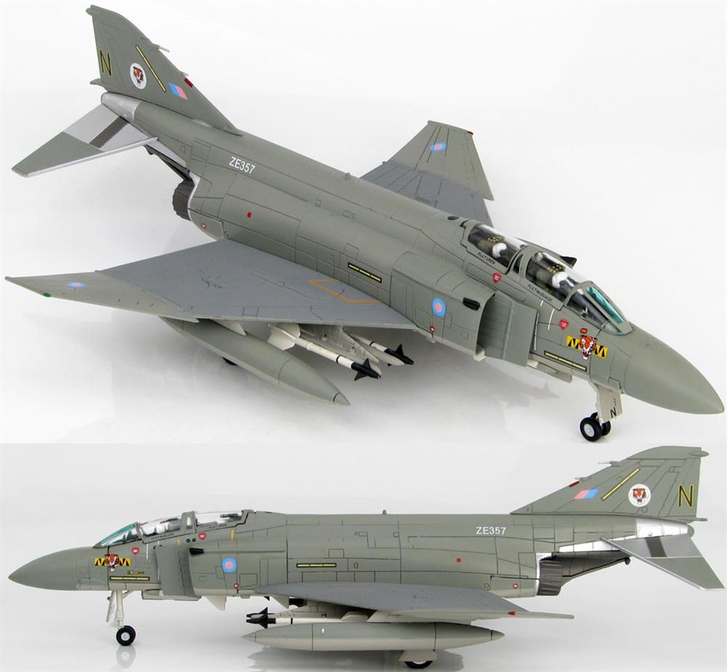 Hobby Master 1/72 HA1986 McDonnell Douglas F-4J Phantom ZE357 No74 Sqn RAF Diecast Model