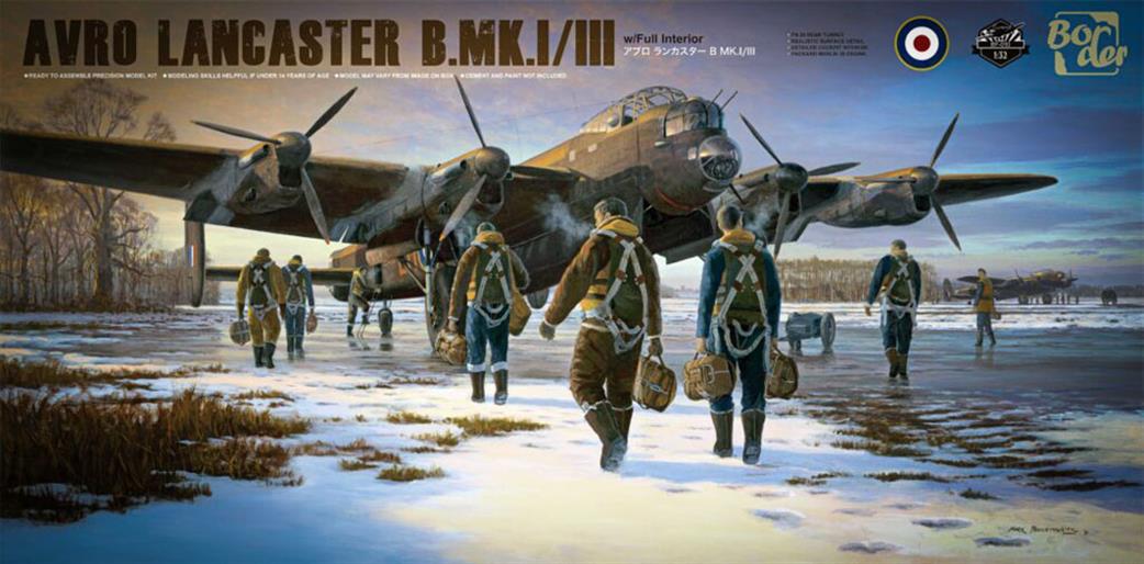 Border Models 1/32 BF-010 Avro Lancaster B.Mk. l.lll RAF Bomber Kit