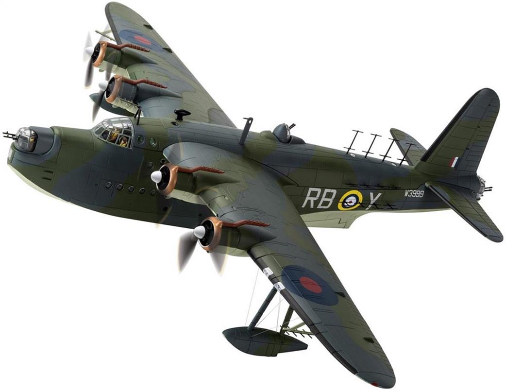 Corgi 1/72 AA27503 Short Sunderland MkIII W3999 RB-Y 10 Squadron RAAF Mount Batten Early 1942