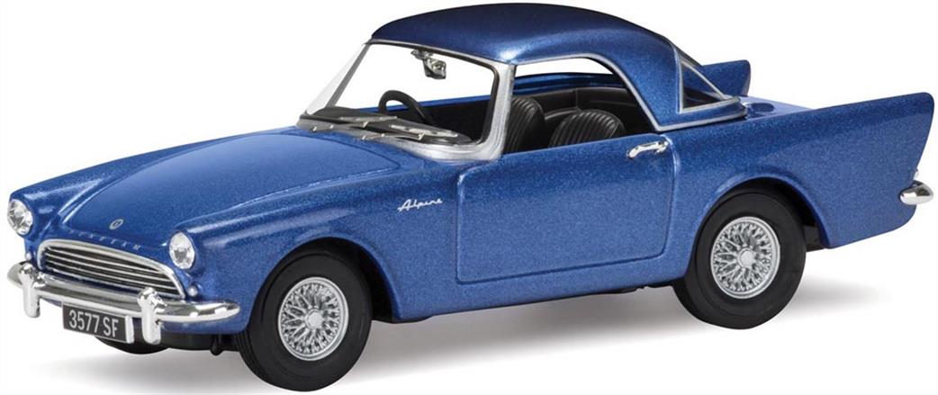Corgi VA07007 Sunbeam Alpine Quartz Blue Metallic Car Model 1/43