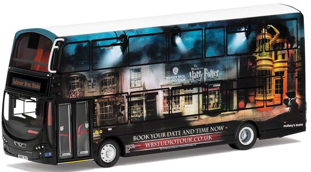 Corgi 1/76 OM46513 Wright Ecilpse Gemini 2, Harry Potter Warner Bros Studio Shuttle Bus