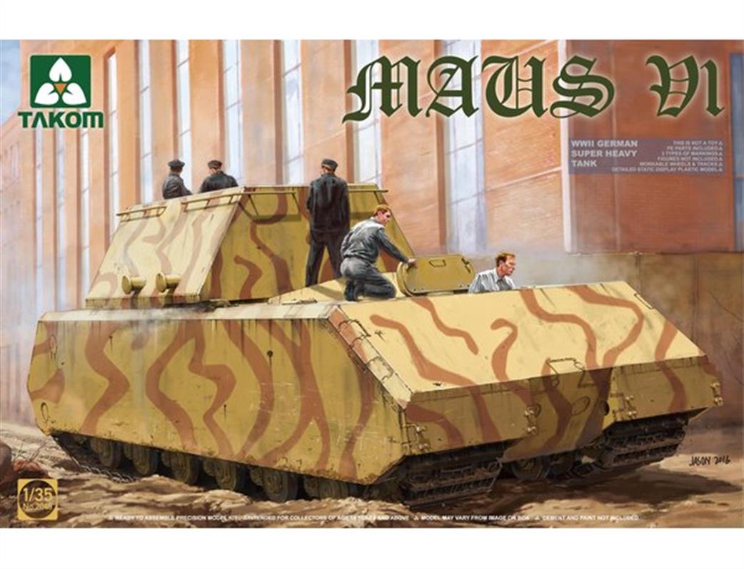 Takom 1/35 02049 German WW2 Super Heavy Tank Maus Kit