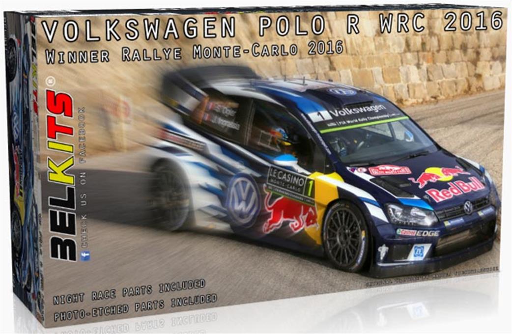 Belkits 1/24 BEL011 VW Polo R WRC 2016 Car Kit