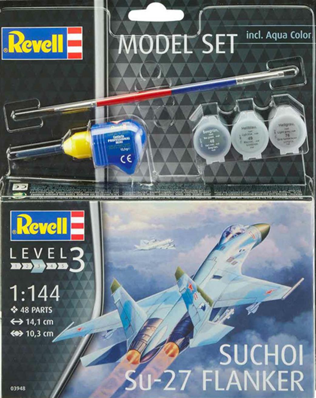 Revell 63948 Suchoi su-27 Flanker Model Set 1/144