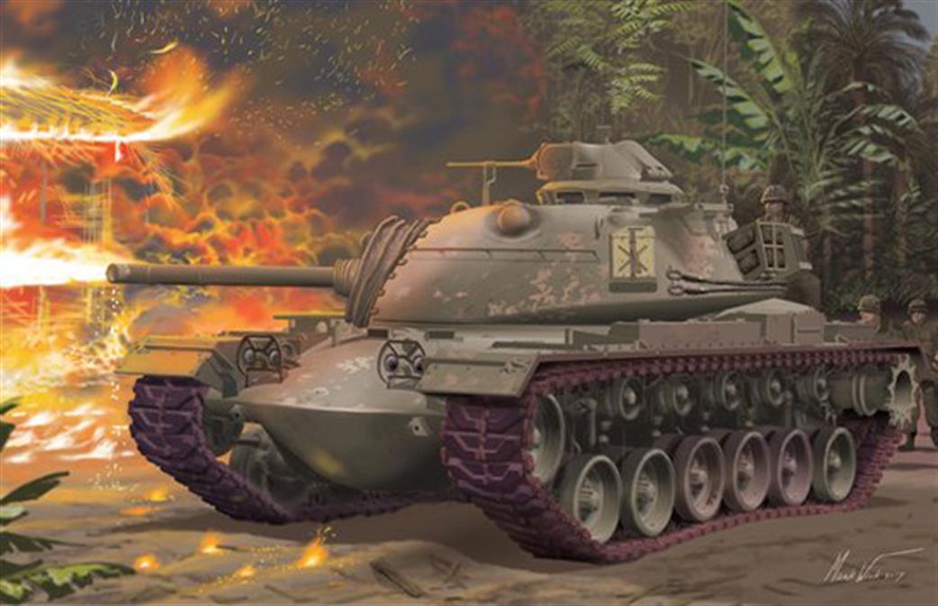 Dragon Models 1/35 3584 US M67A2 Flamethrower Tank Kit