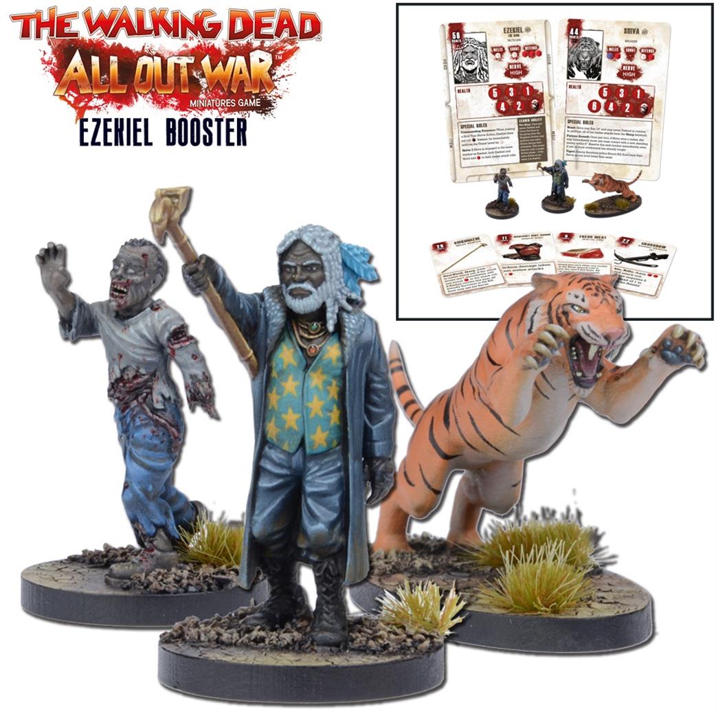 Mantic Games  MGWD113 Ezekiel Booster, The Walking Dead: AOW Game