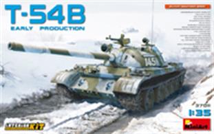 Mini Art 37011 1/35 Scale Russian T-54-B Medium Tank Early Production InteriorGlue and paints are required 