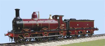 Slaters Plastikard O Gauge 7L010 MR/LMS Straight Framed Kirtley 0-6-0 Goods with 2000 Gallon Tender Brass Loco KitThis kit includes wheels and Spur Drive Gearbox and Motor 7L001