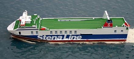 A 1/1250 scale metal model of Stena Precision. Currently, the ship is on the Liverpool to Dublin route.