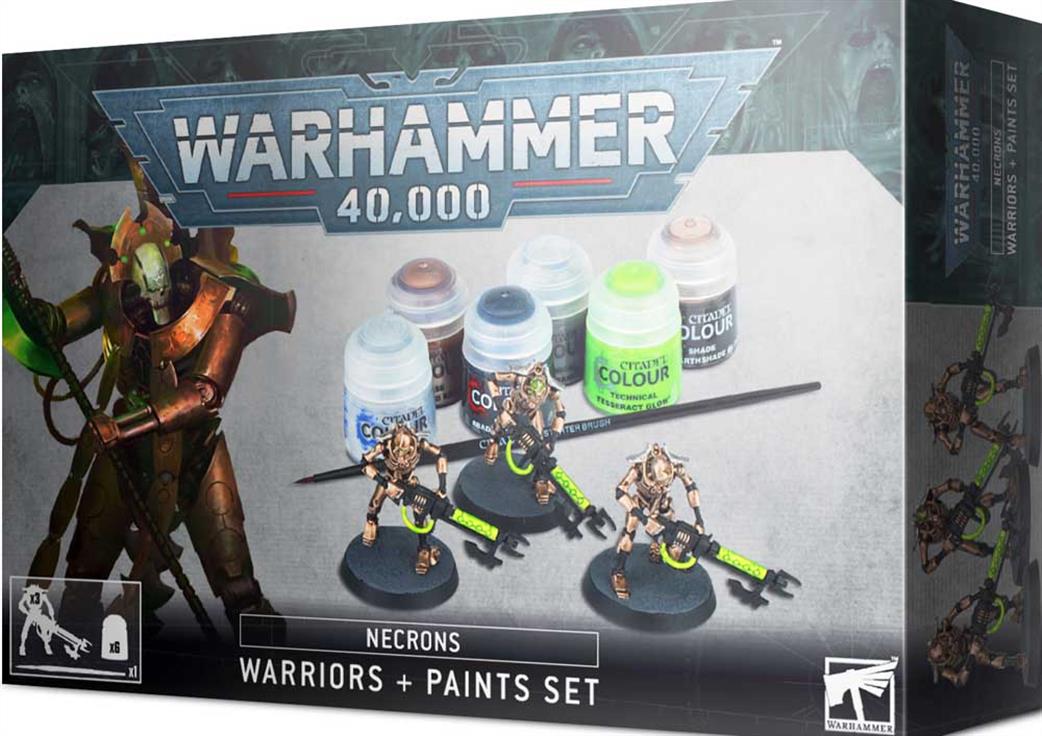 Games Workshop  60-69 Necrons Warriors & Paint Set