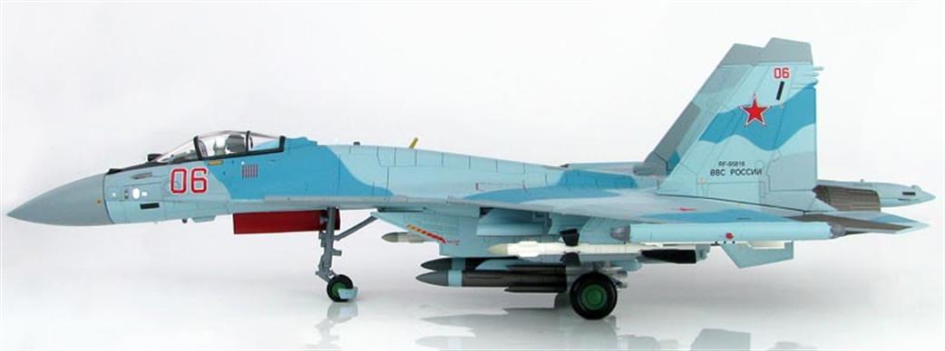 Hobby Master 1/72 HA5702b Sukhoi Su-35S Flanker E Red 06 Russian Air Force Model