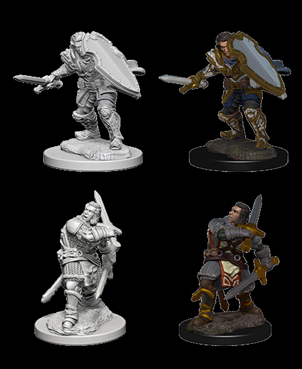 Wizkids  72629 Human Male Paladin: D&D Nolzur's Marvelous Unpainted Miniatures