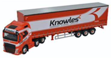 Oxford Diecast 1/76 Volvo FH4 (G) Curtainside Knowles 76VOL4003Volvo FH4 (G) Curtainside Knowles