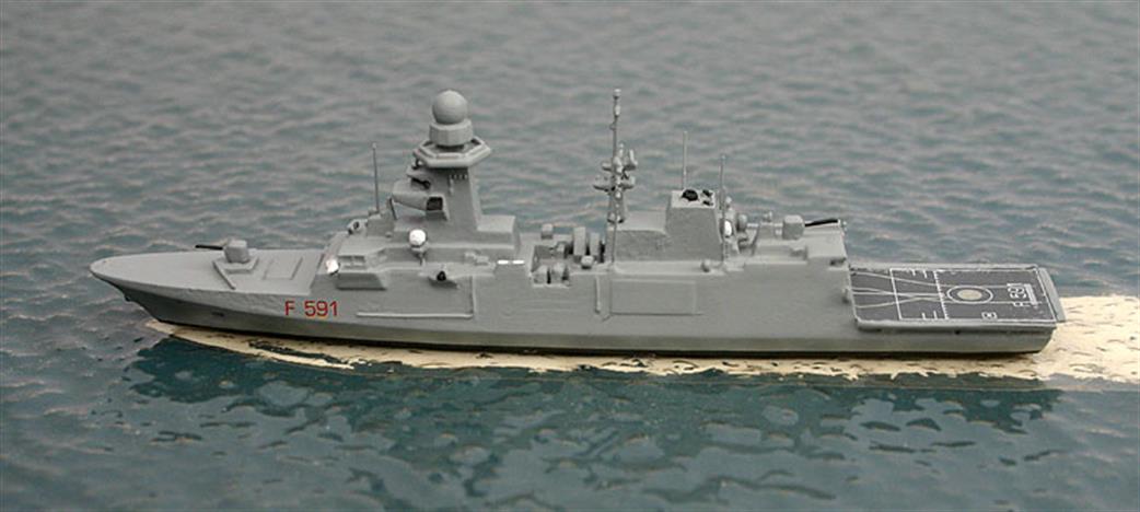 Rhenania 1/1250 TF006A Virginio Fasan, F591, an Italian frigate, 2014