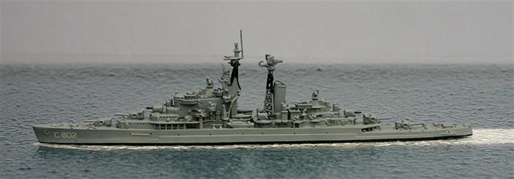 Rhenania 1/1250 TF002A De Zeven Provincien, C802), Dutch cruiser, 1953
