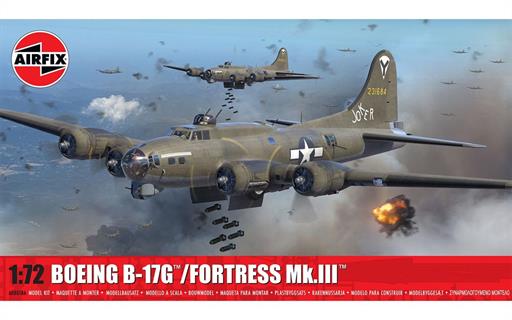 Airfix A Raf Boeing B 17 Flying Fortress Mk3 Ww2 Bomber Kit 1 72