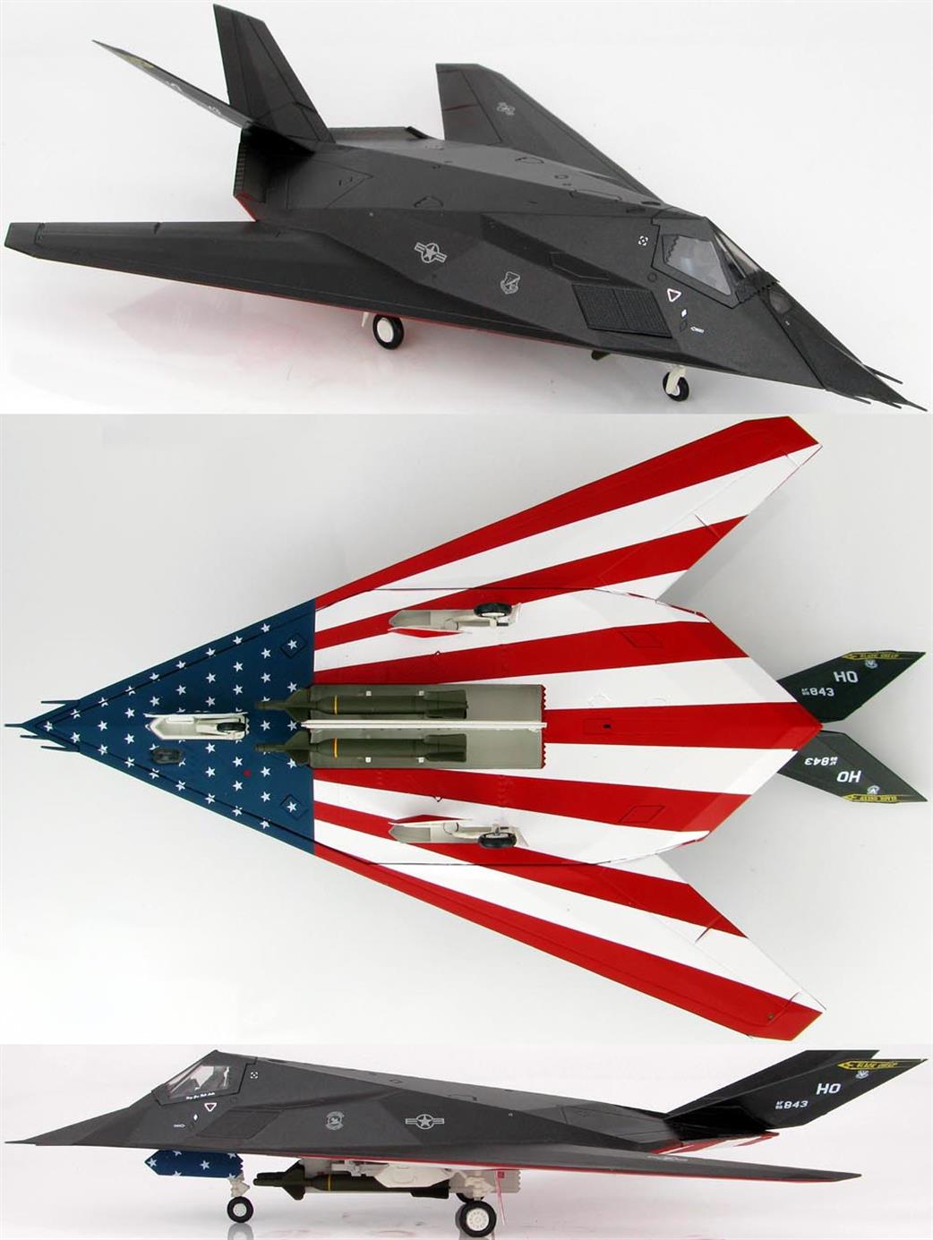 Hobby Master 1/72 HA5802 Lockheed F-117A Nighthawk Farewell 88-0843 49th Fighter Wing April 2008